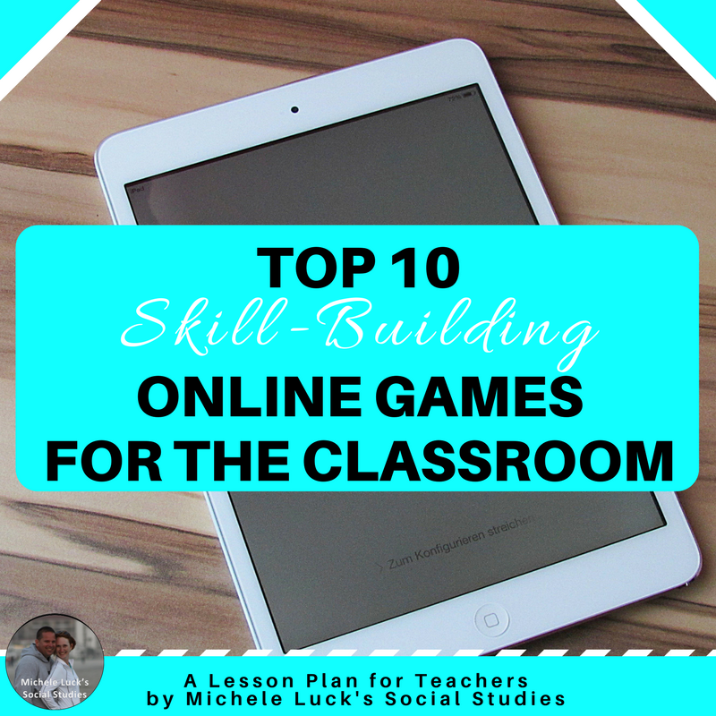 Top 10 Websites for Online Games in the Classroom - A Lesson Plan
